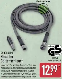Aldi Nord GARDENLINE Flexibler Gartenschlauch Angebot