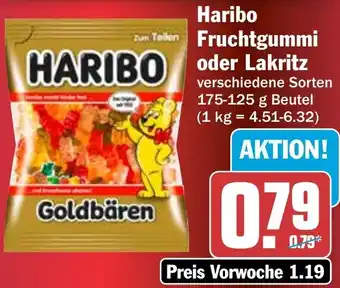 HIT Haribo Fruchtgummi oder Lakritz Angebot