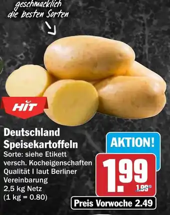 HIT Deutschland Speisekartoffeln Angebot