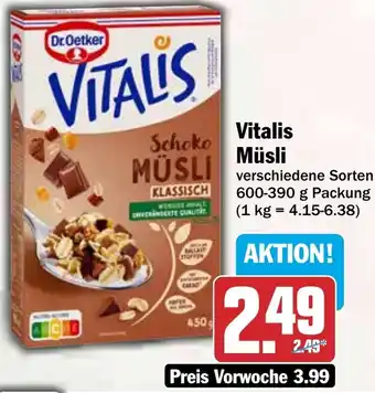 HIT Vitalis Müsli Angebot