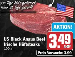 HIT US Black Angus Beef frische Hüftsteaks Angebot