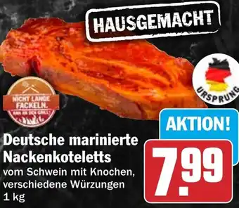 HIT Deutsche marinierte Nackenkoteletts Angebot