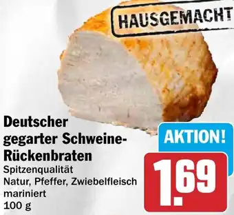 HIT Deutscher gegarter Schweine Rückenbraten Angebot