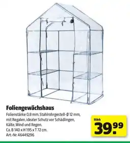 Hagebau Foliengewächshaus Angebot