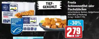 HIT Frosta Schlemmerfilet oder Fischstäbchen Angebot