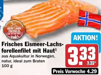 HIT Frisches Eismeer-Lachsforellenfilet mit Haut Angebot