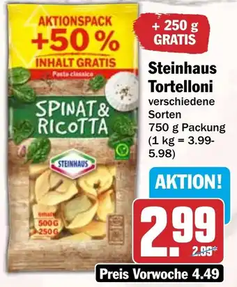 HIT Steinhaus Tortelloni Angebot
