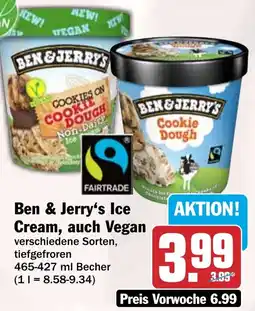 HIT Ben & Jerry's Ice Cream, auch Vegan Angebot