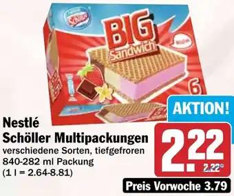 HIT Nestlé Schöller Multipackungen Angebot