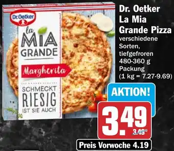 HIT Dr. Oetker La Mia Grande Pizza Angebot