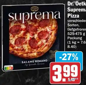 HIT Dr. Oetker Suprema Pizza Angebot