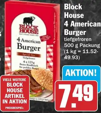 HIT Block House 4 American Burger Angebot