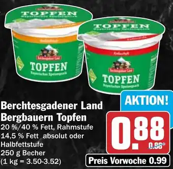 HIT Berchtesgadener Land Bergbauern Topfen Angebot