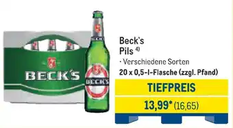 METRO Beck's Pils Angebot