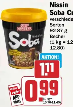 HIT Nissin Soba Cups Angebot