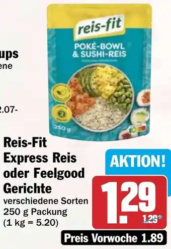 HIT Reis-Fit Express Reis oder Feelgood Gerichte Angebot