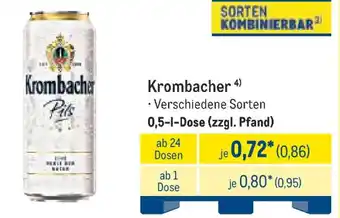 METRO Krombacher Pils Angebot