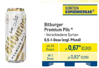 METRO Bitburger Premium Pils Angebot
