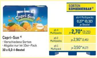 METRO Capri-Sun Angebot