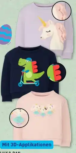 Aldi Nord Lily & Dan Kinder Sweatshirt Angebot