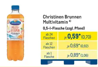 METRO Christinen Brunnen Multivitamin Angebot