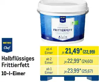 METRO METRO Chef Halbflüssiges Frittierfett Angebot