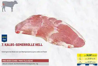 METRO METRO Chef 7. Kalbs-semerrolle hell Angebot