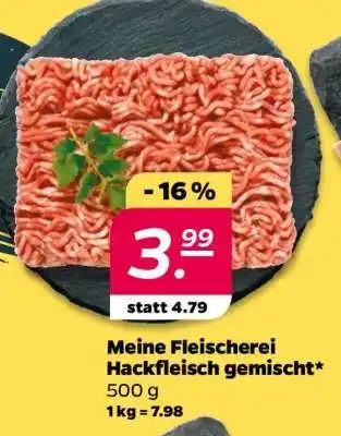 NETTO Meine Fleischerei Hackfleisch gemischt Angebot