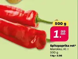 NETTO Spitzpaprika rot Angebot