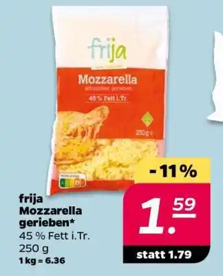 Netto frija Mozzarella gerieben Angebot