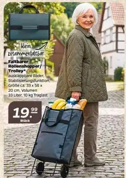 NETTO Faltbarer Rollenshopper/Trolley Angebot