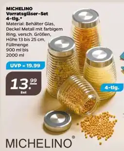 NETTO MICHELINO Vorratsgläser-Set 4-tlg Angebot