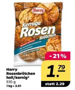 NETTO Harry Rosenbrötchen hell/kernig Angebot