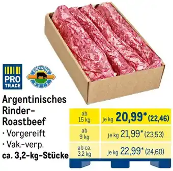 METRO Argentinisches Rinder Roastbeef Angebot