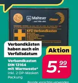 NETTO Verbandkasten DIN 13164 mit Warnweste Angebot