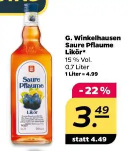 NETTO G. Winkelhausen Saure Pflaume Likör Angebot