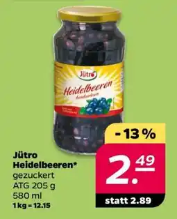NETTO Jütro Heidelbeeren Angebot