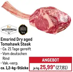 METRO True WILDERNESS Emsrind Dry aged Tomahawk Steak Angebot