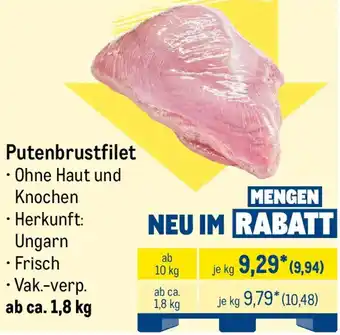 METRO Putenbrustfilet Angebot