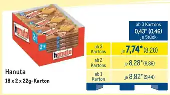 METRO Hanuta Angebot