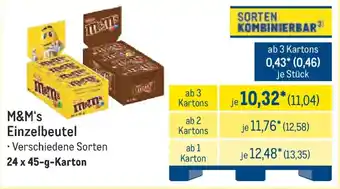 METRO M&M's Einzelbeutel Angebot