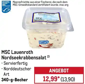 METRO MSC Lauenroth Nordseekrabbensalat Angebot
