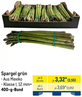 METRO Spargel grün Angebot
