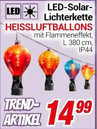 CENTERSHOP LED-Solar- Lichterkette Angebot