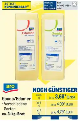 METRO aro Gouda/Edamer Angebot
