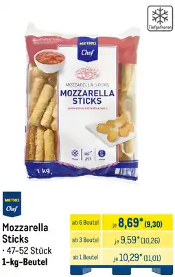 METRO METRO Chef Mozzarella Sticks Angebot