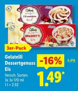 Lidl Gelatelli dessertgenuss eis typ amarena Angebot