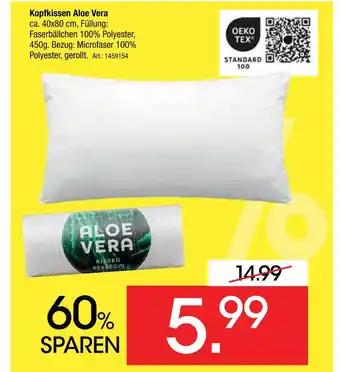 Kopfkissen aloe vera