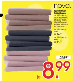 Zurbrüggen Novel spannbetttuch teddy flausch Angebot