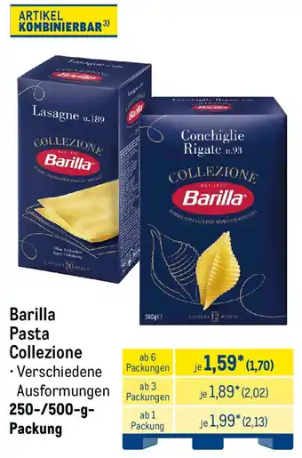 METRO Barilla Pasta Collezione Angebot